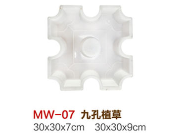 China Moldes plásticos brancos do Paver da entrada de automóveis para o comprimento lateral 20cm dos tijolos * altura 16cm fornecedor
