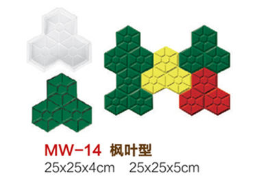 China Moldes plásticos práticos do cimento, moldes concretos coloridos folha de bordo da passagem dos tijolos fornecedor