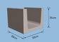 O tipo plástico canal concreto de U do molde do dreno do cimento obstrui moldes 50 * 50 * 35cm fornecedor